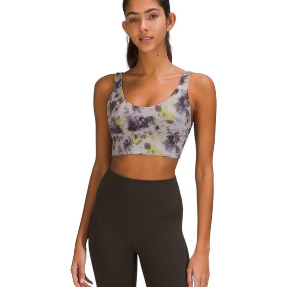 Lululemon Align Reversible Bra *Light Support, A/B Cup Radial Tie Dye Mauve Grey - Picture 1 of 4